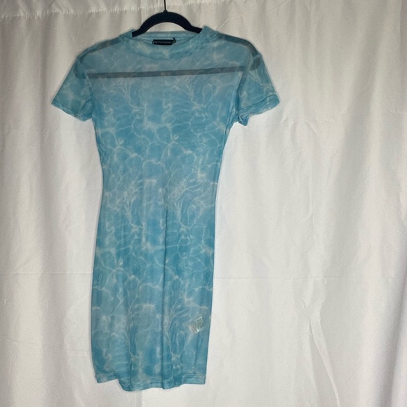 Mesh slip Dress/ Cover up - Picture 3 of 4